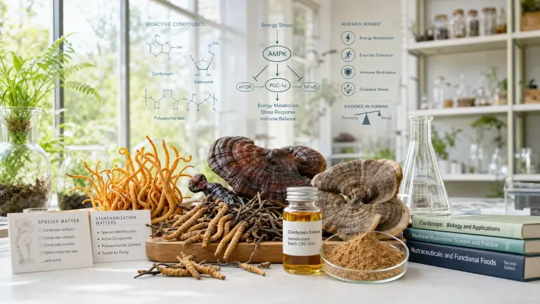 Cordyceps: properties, active compounds, and level of scientific evidence