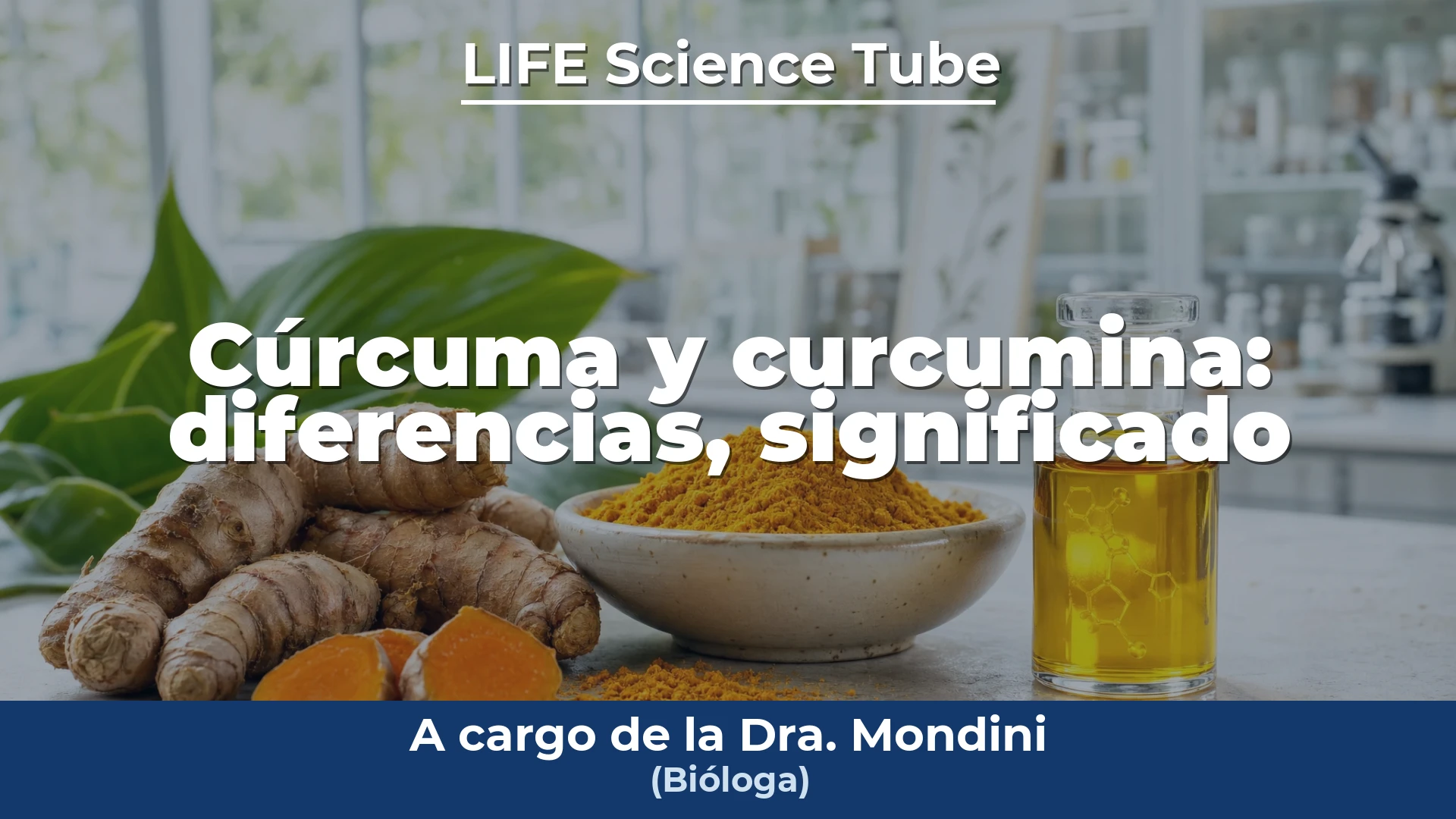 Portada del vídeo: Cúrcuma y curcumina: diferencias, significado y uso correcto en los productos