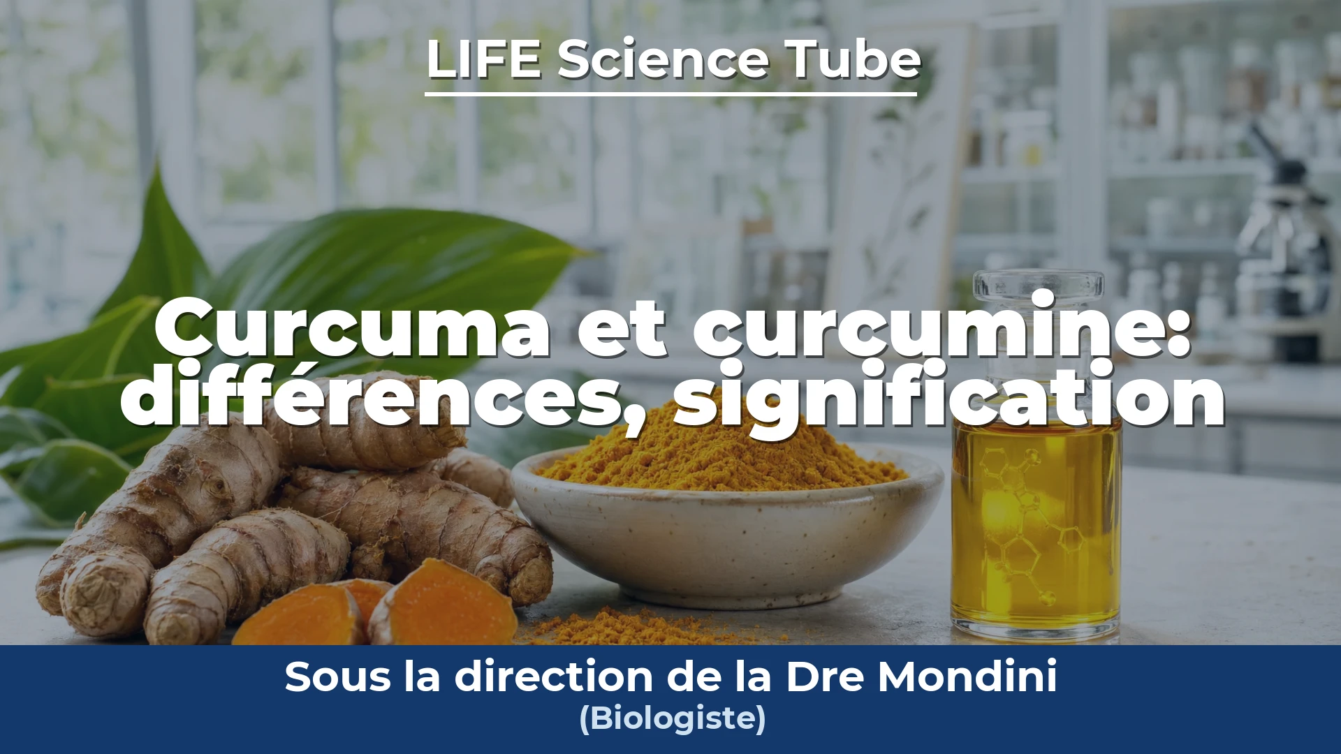Couverture de la vidéo : Curcuma et curcumine : différences, signification et utilisation correcte dans les produits